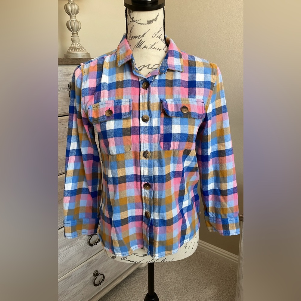 Multi-colored flannel